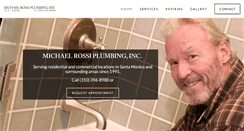 Desktop Screenshot of michaelrossiplumbing.com